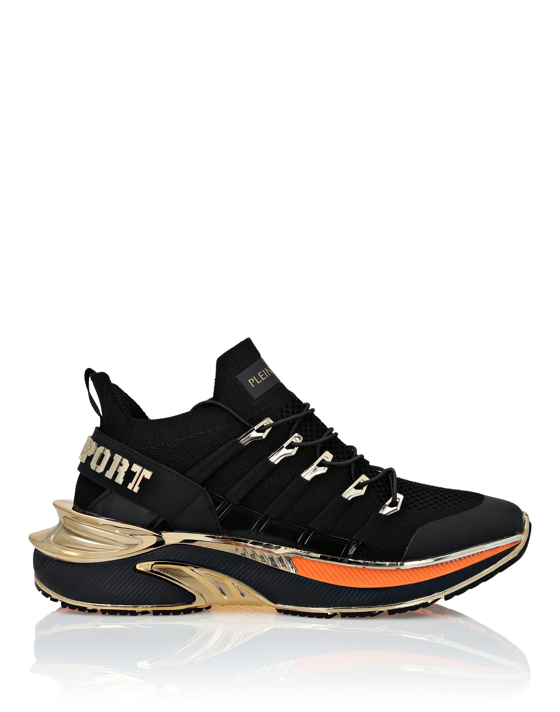 black/orangefluo