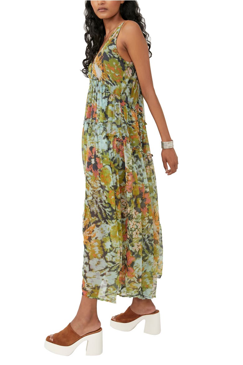 Julianna Floral Maxi Dress, Alternate, color, MISTY COMBO
