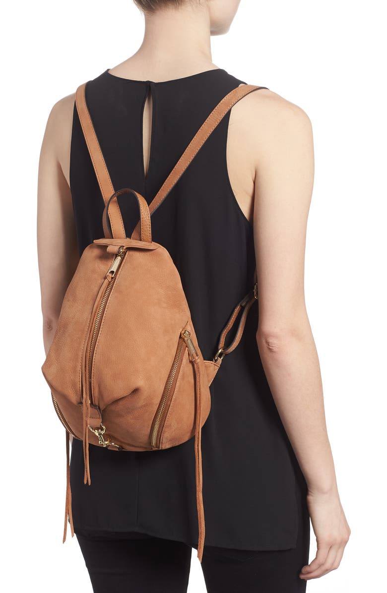 Rebecca Minkoff Medium Julian Nubuck Backpack, Alternate, color,