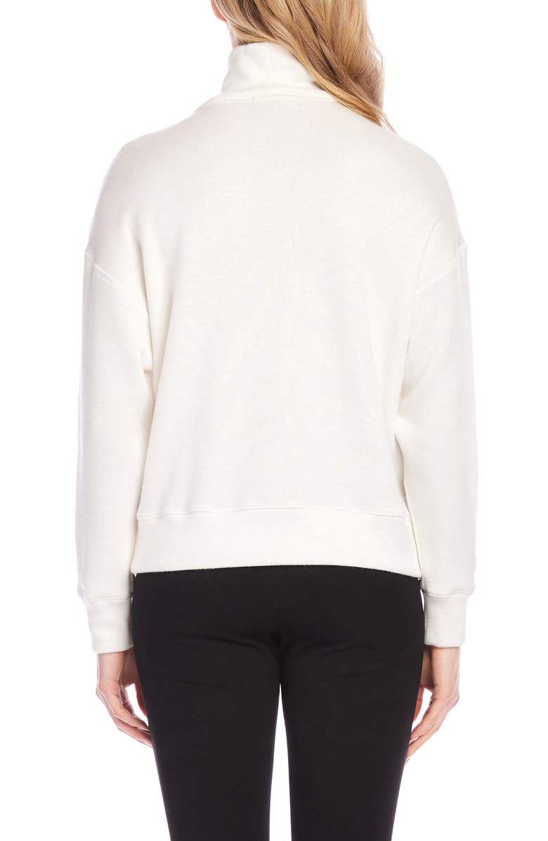 Karen Kane Faux Wrap Sweater, Alternate, color, Ivo