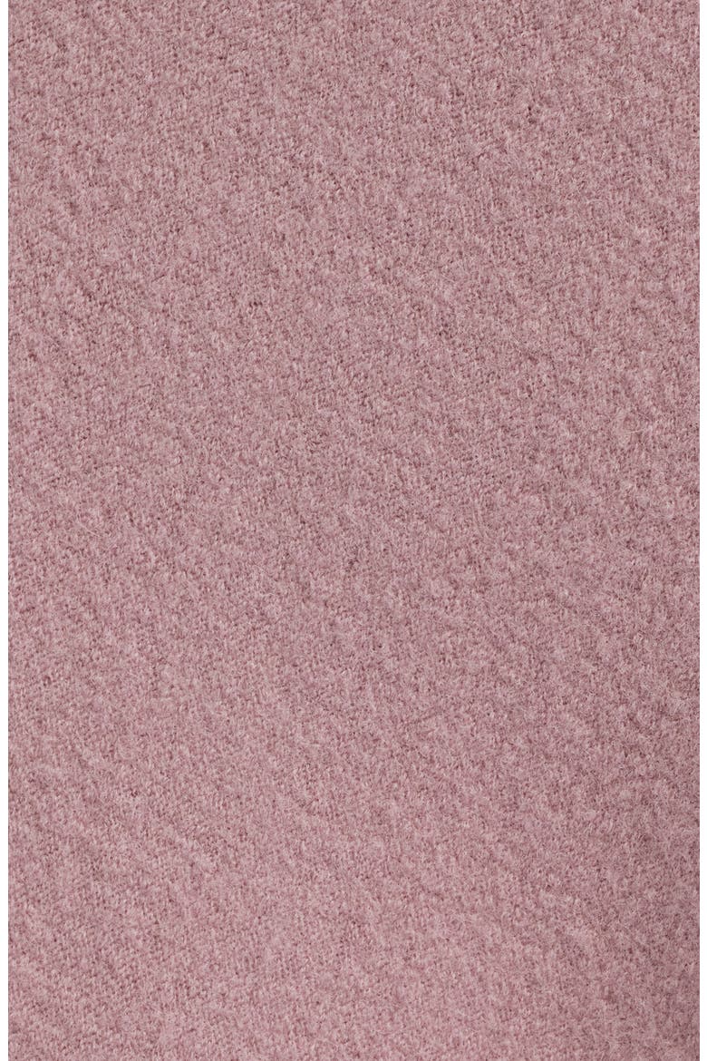 Jicena Mixed Media Virgin Wool Crop Jacket, Alternate, color, ROSE HAZE