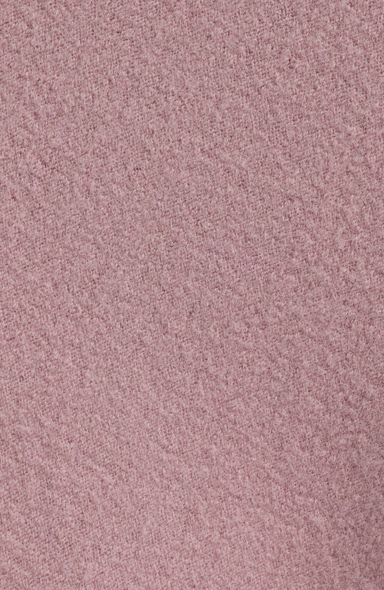 BOSS Jicena Mixed Media Virgin Wool Crop Jacket, Alternate, color, Rose Haze