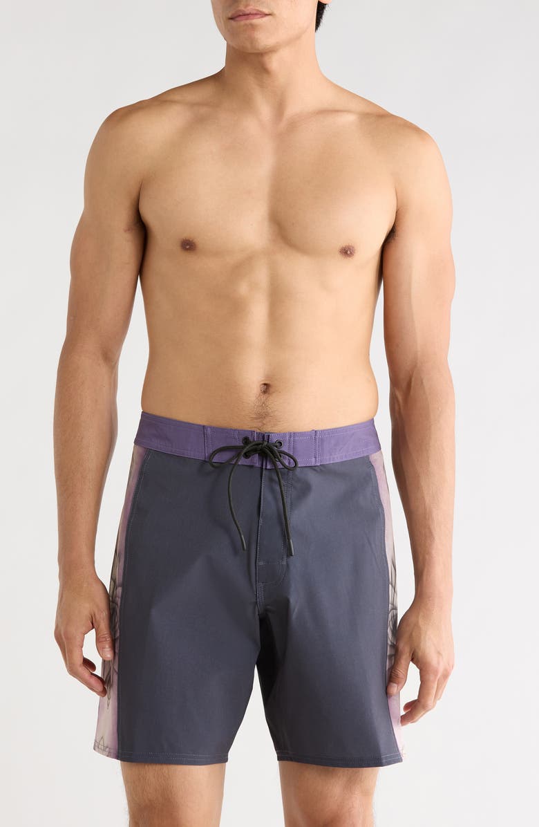 RVCA Apex 2 Board Shorts, Main, color, Black Fade
