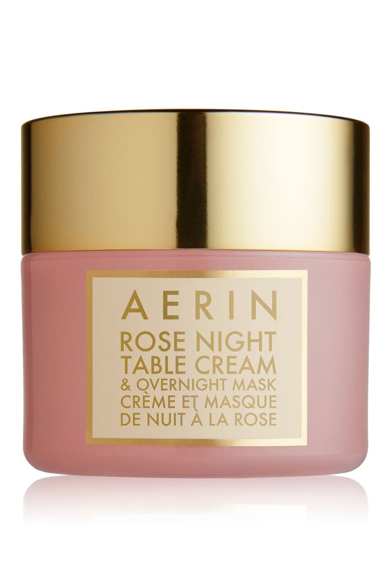 AERIN Beauty Rose Night Table Cream & Overnight Mask, Main, color, NO COLOR