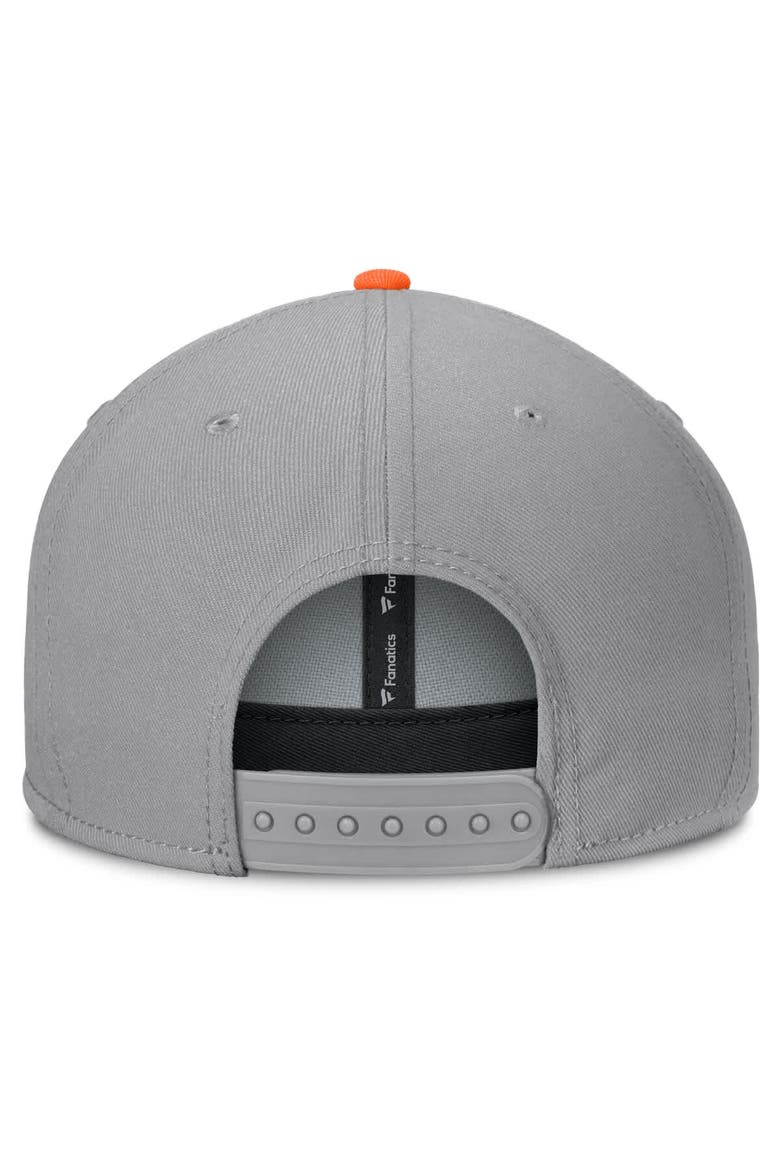 Men's Fanatics Gray Oklahoma State Cowboys Duo Snapback Hat, Alternate, color, Gray