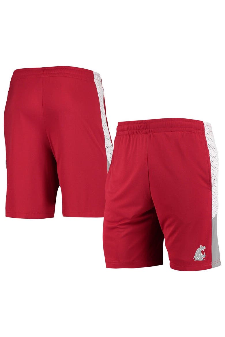 Men's Colosseum Crimson Washington State Cougars Very Thorough Shorts, Main, color, Crimson