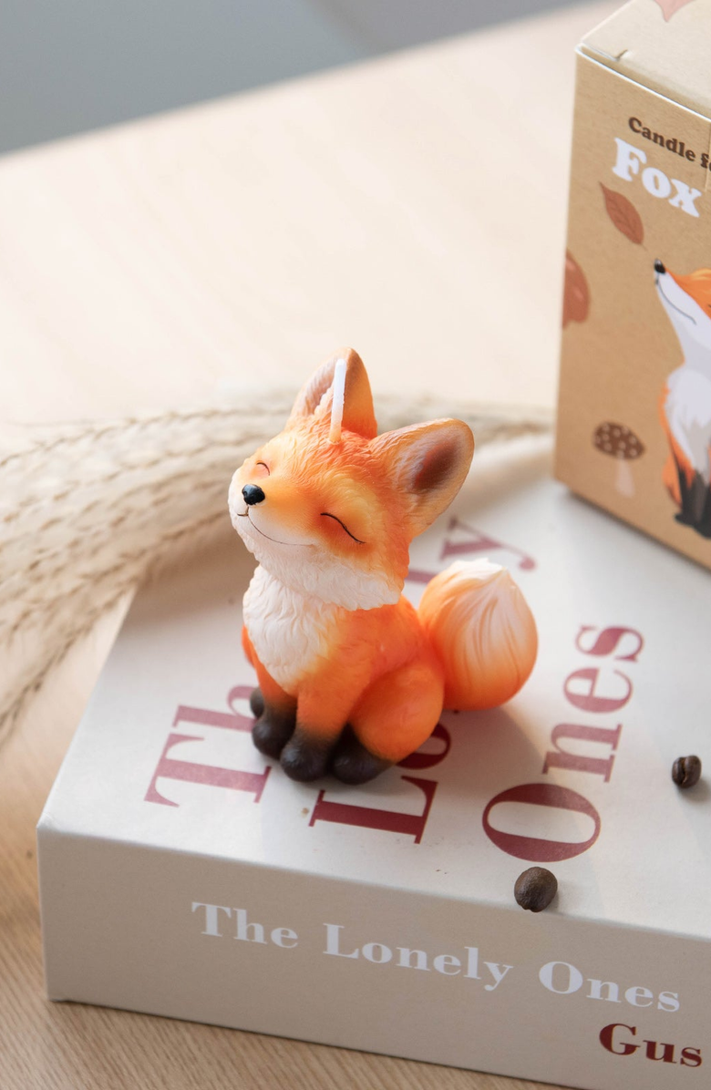 Southlake gifts Fox Candle, Alternate, color, Orange