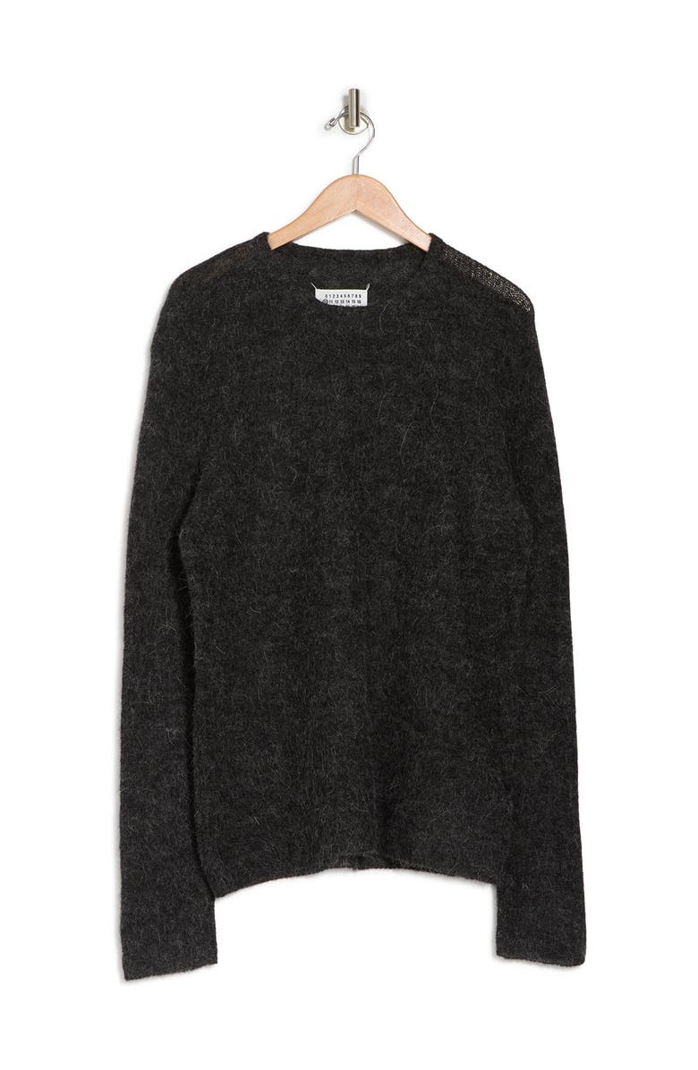 Maison Margiela Crew Neck Knit Sweater, Alternate, color, 