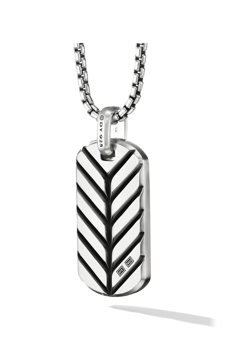 Streamline® Tag with Lapis, Alternate, color, SILVER