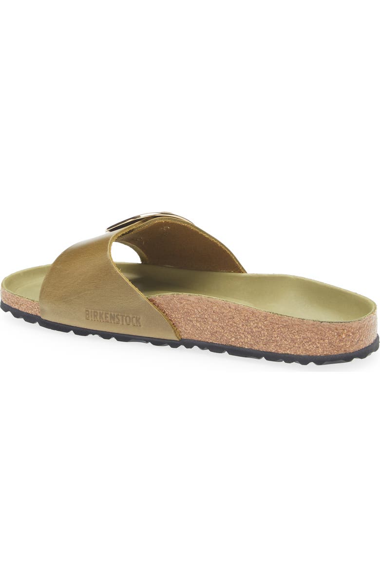 Birkenstock Madrid Big Buckle Slide Sandal, Alternate, color, Green Olive
