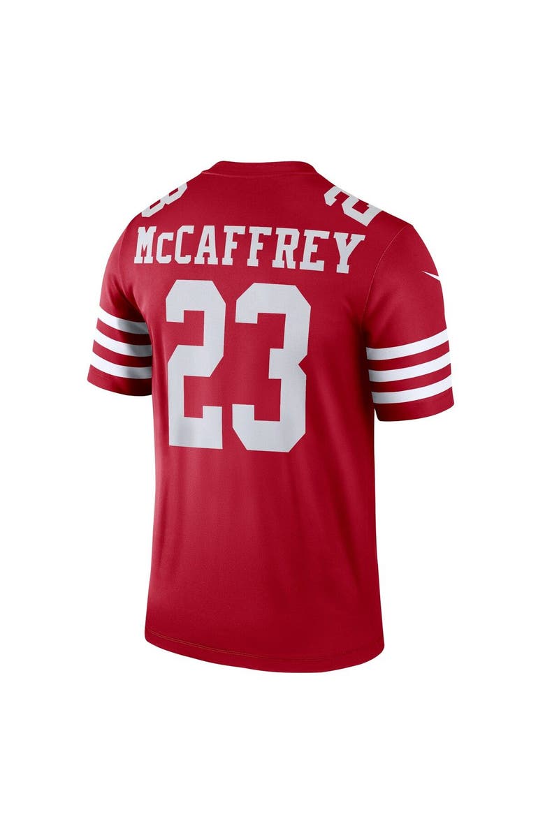 Nike Men's Nike Christian McCaffrey Scarlet San Francisco 49ers Legend Jersey, Alternate, color, Scarlet