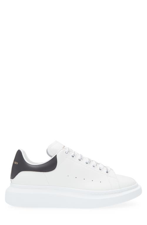 Alexander Mcqueen Oversized Leather Sneakers In White