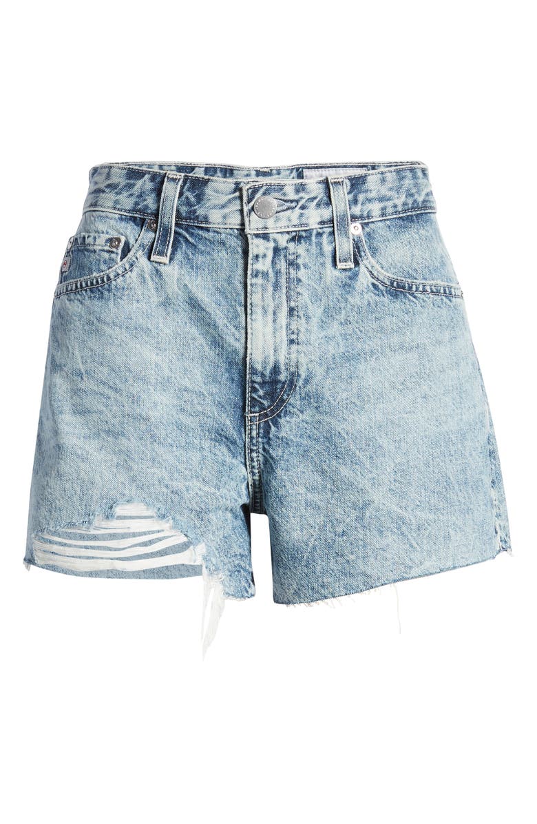 AG Alexxis High Waist Cutoff Denim Shorts, Alternate, color,