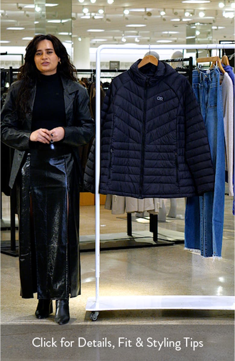 Transcendent Water Resistant 800 Fill Power Hooded Down Jacket, sales video thumbnail