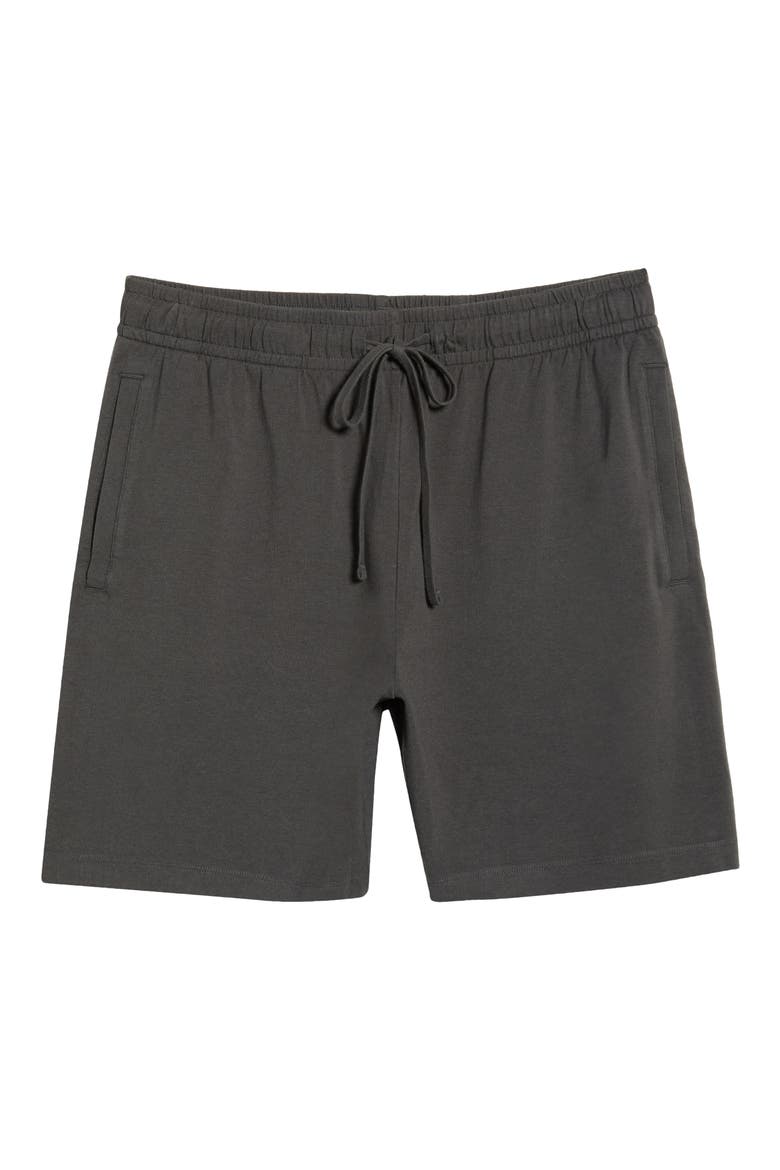 Jersey Lounge Shorts, Main, color, ASH