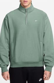 Nike Solo Swoosh Fleece Quarter Zip Pullover