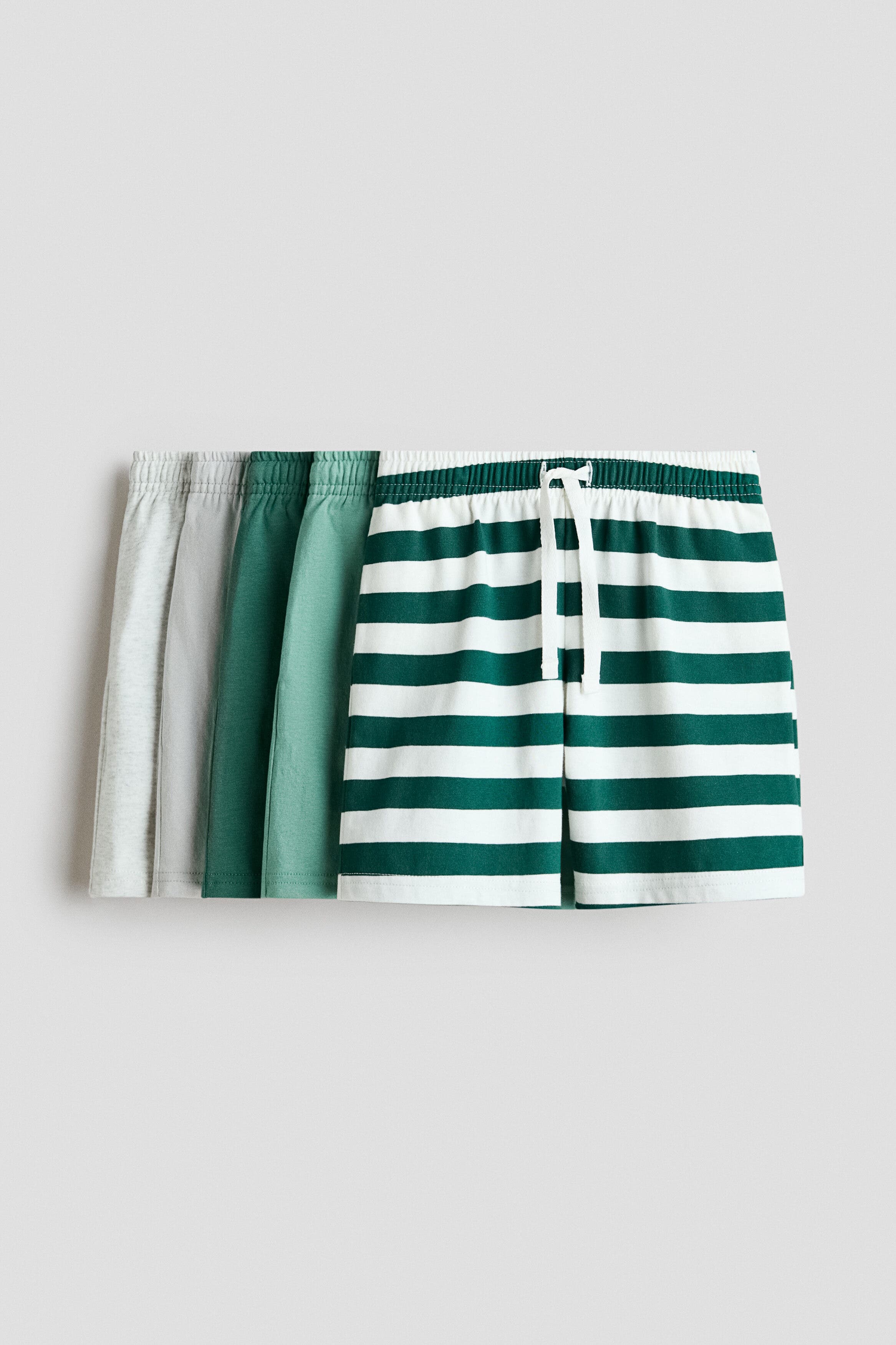 Green/white striped