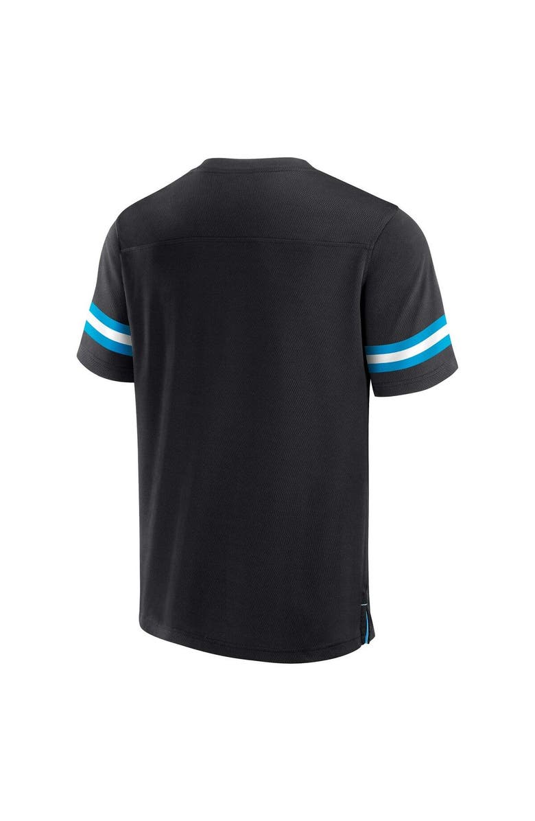 FANATICS Men's Fanatics Branded  Black Carolina Panthers Jersey Tackle V-Neck T-Shirt, Alternate, color, Black