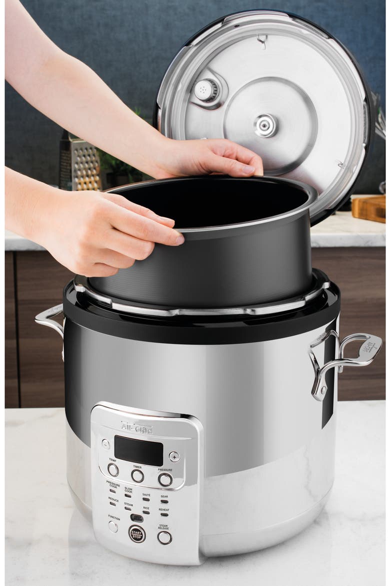 Electric Pressure Cooker, Alternate, color, SILVER