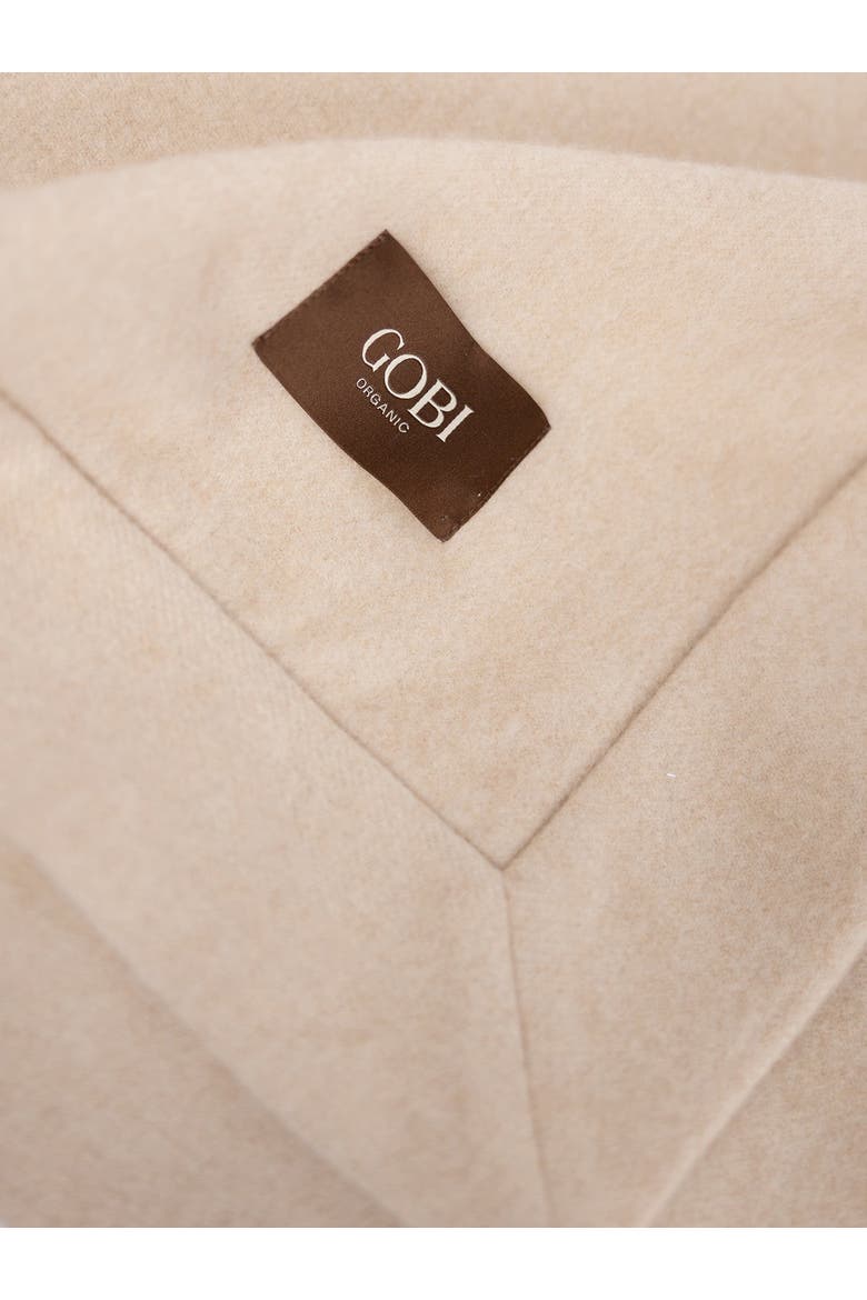 Cashmere Woven Blanket, Alternate, color, beige