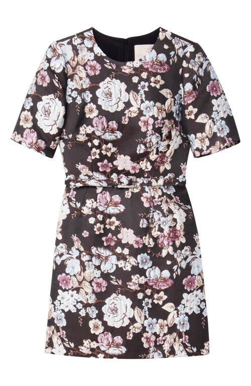 Gal Meets Glam Collection Presley Tapestry Jacquard Dress In Multi