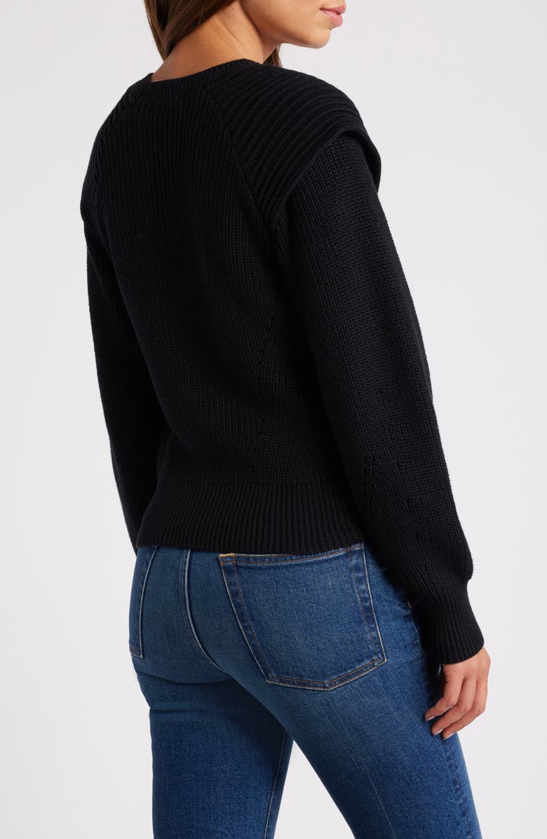 Wit & Wisdom Extended Shoulder Sweater, Alternate, color, 