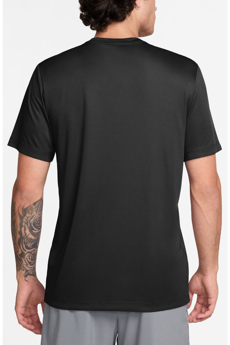 Dri-FIT Flex Training Tee, Alternate, color, BLACK/ MATTE SILVER