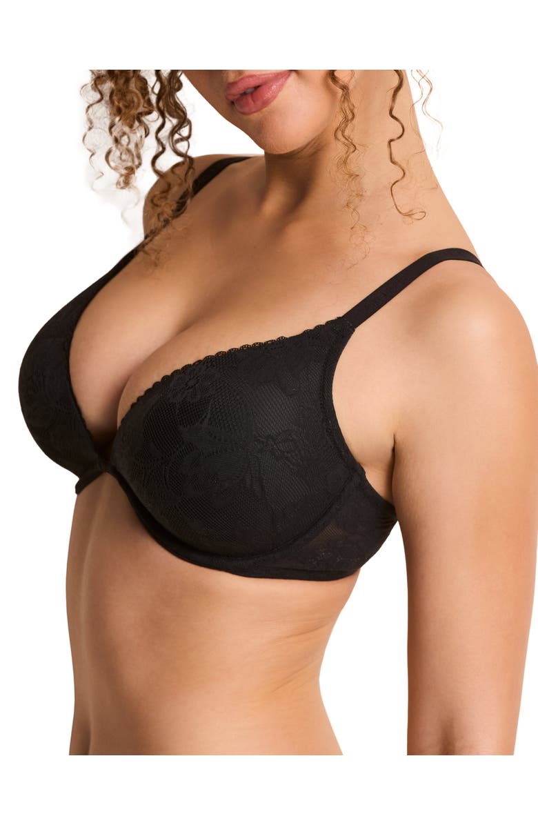 Adore Me Maren Push Up Plunge Bra, Alternate, color, Black