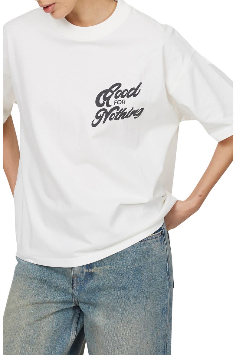 Funk Oversized  T-shirt, Alternate, color, White