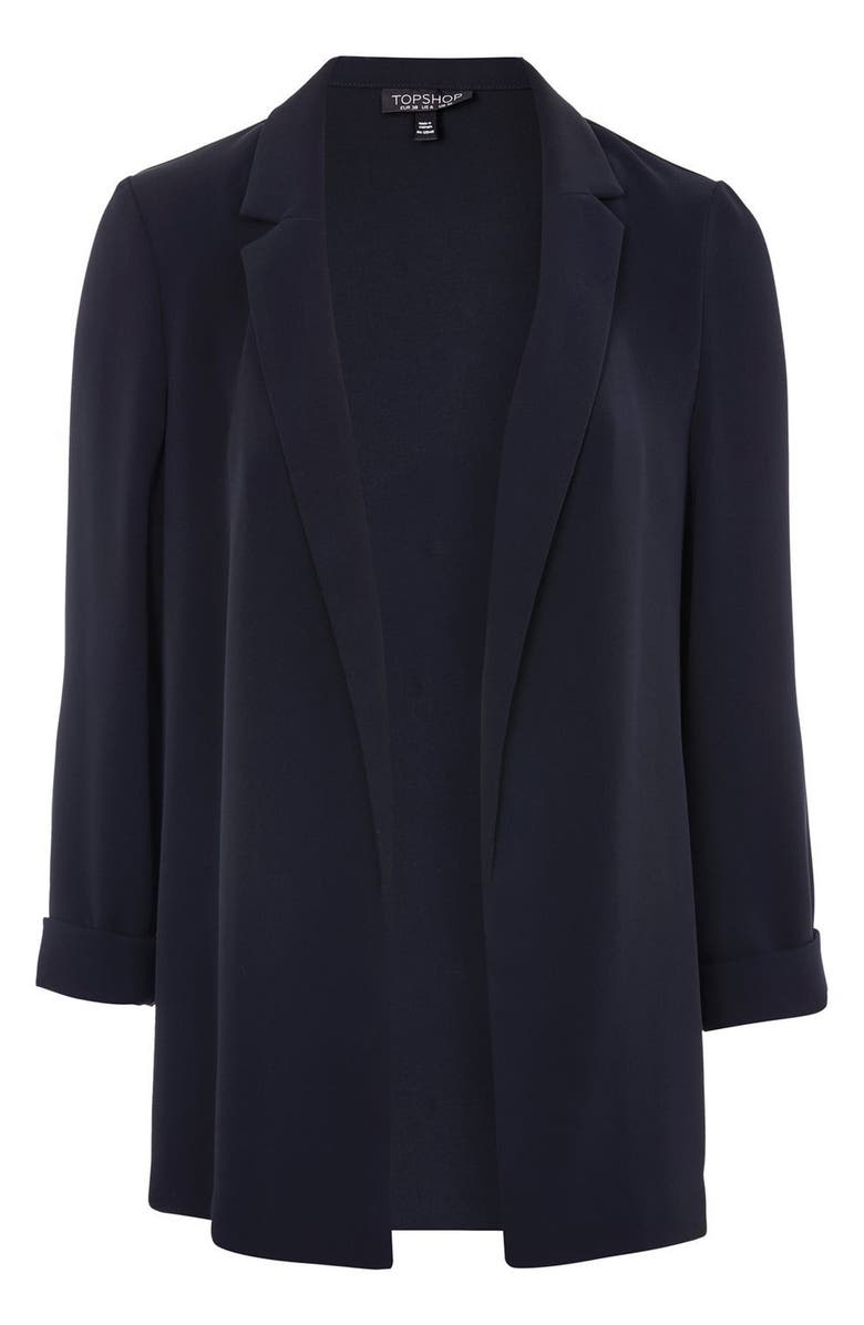 Topshop Chuck On Blazer, Alternate, color,