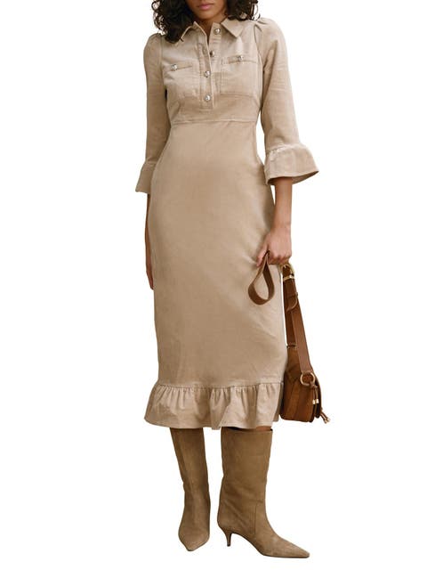 Corduroy Midi Dress