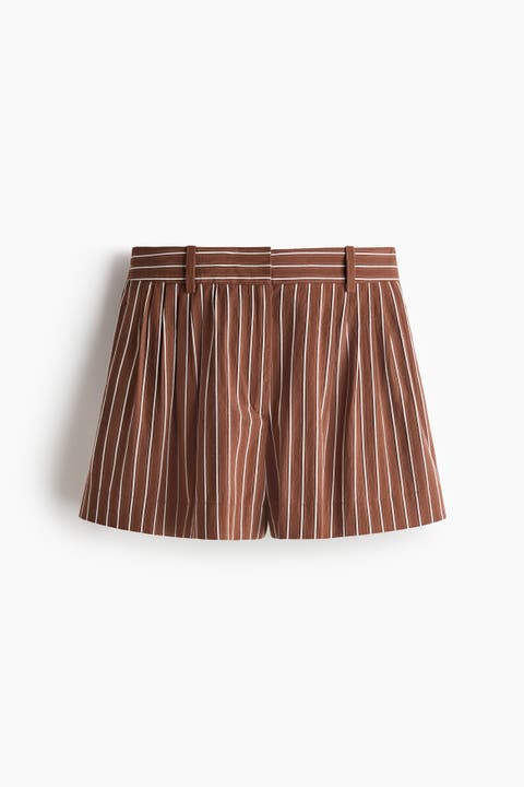 Tailored Cotton Shorts
