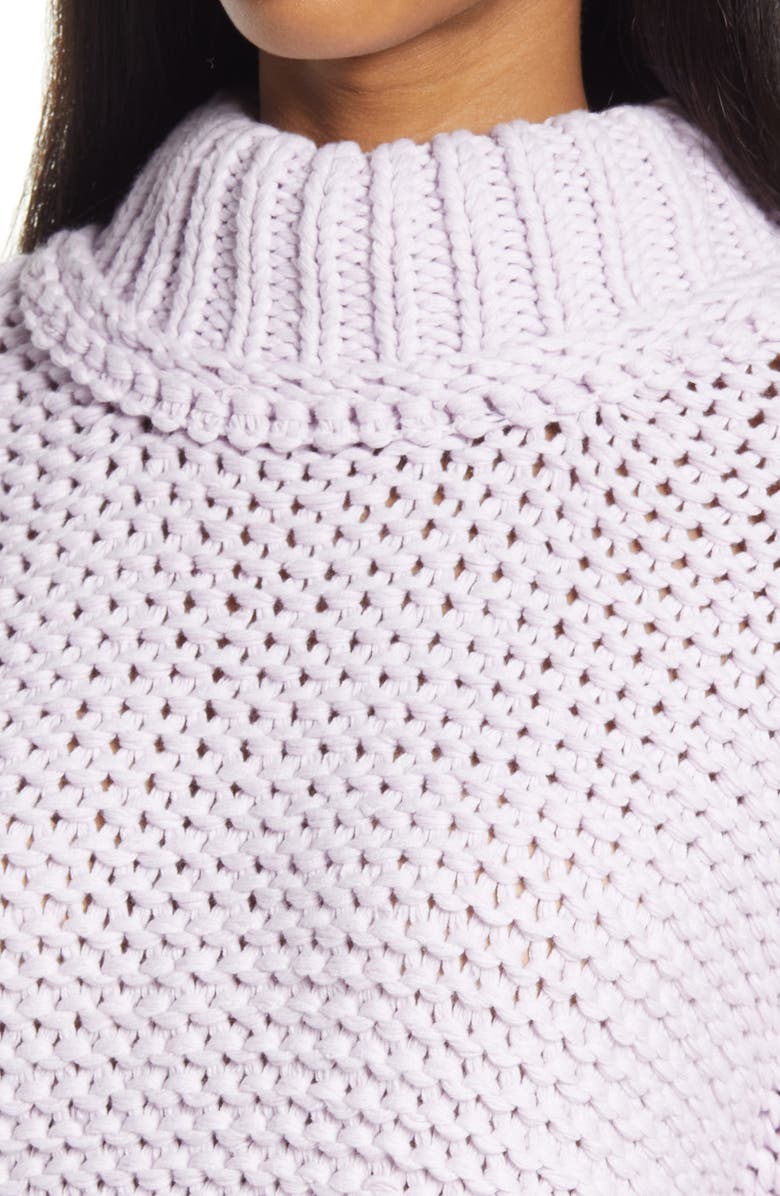 Free People My Only Sunshine Sweater, Alternate, color, Lilac