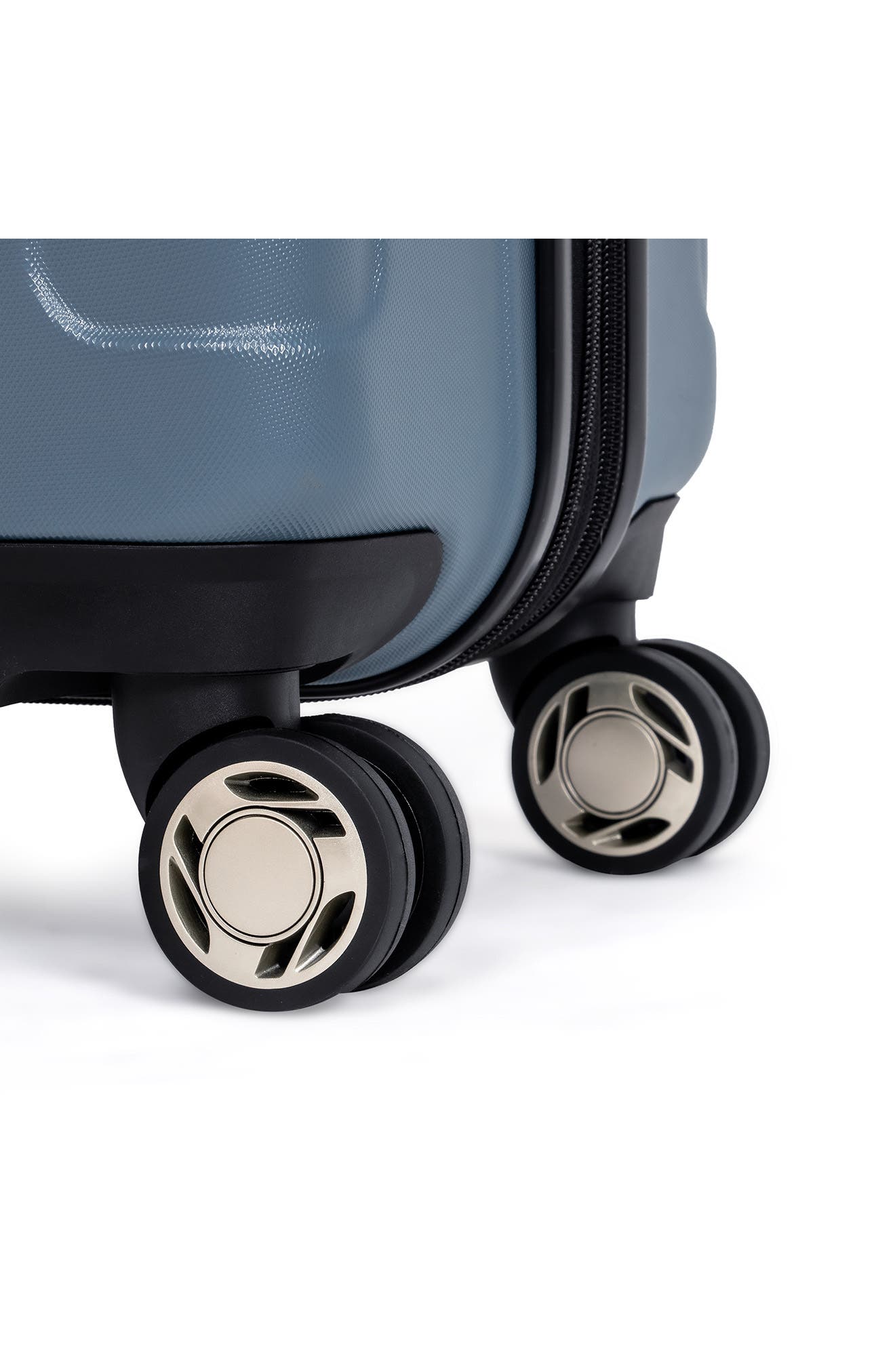 Kenneth Cole Reaction Renegade 20” Lightweight Hardside Expandable Carry-On Luggage, Alternate, color, Granite Blue