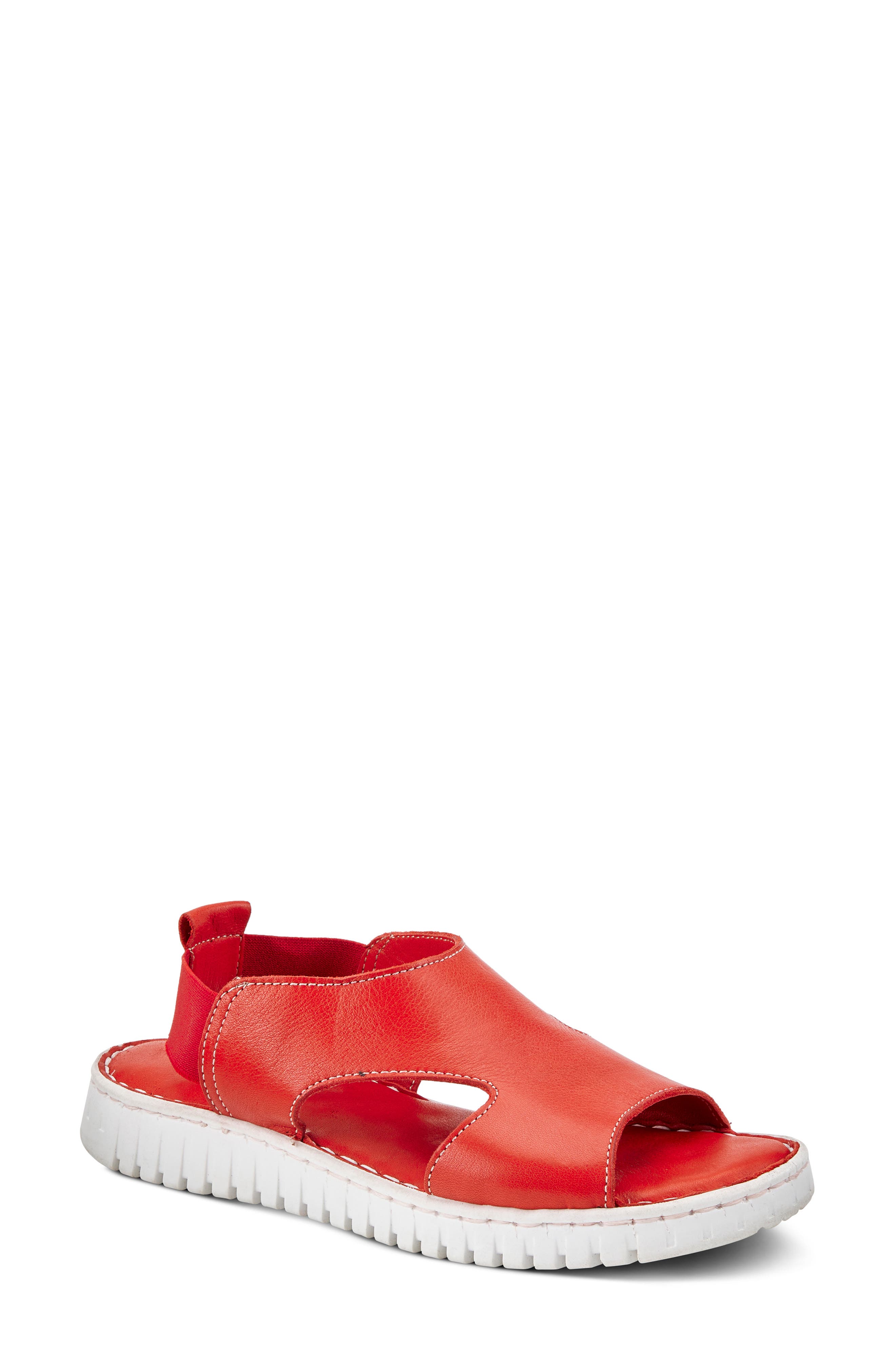Spring Step Abadessa Slingback Sandal, Main, color, Red