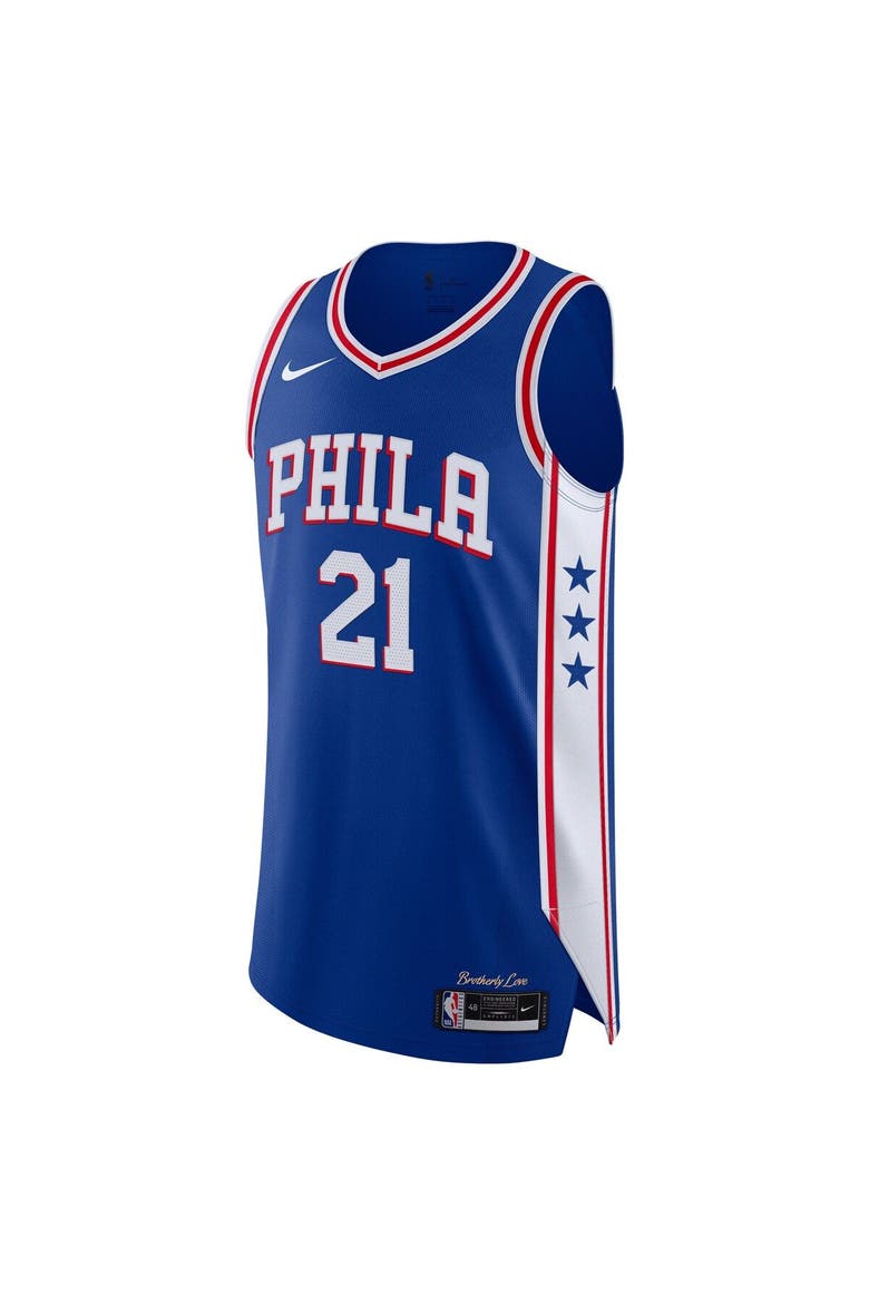 Men's Nike Joel Embiid Royal Philadelphia 76ers 2020/21 Authentic Player Jersey - Icon Edition, Alternate, color, Royal