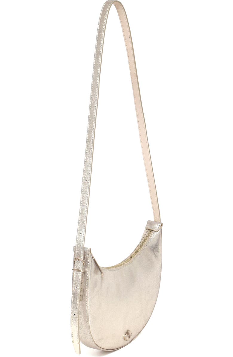 New Amsterdam Leatherworks Silas Metallic Crossbody Bag, Alternate, color,