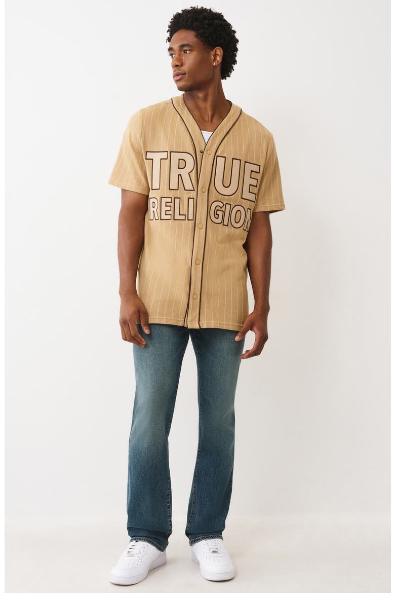 Logo Baseball Jersey, Alternate, color, TRAVERTINE