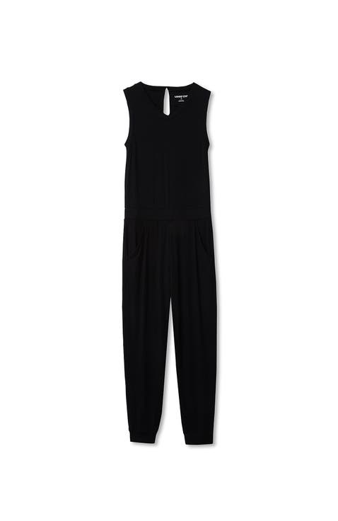 Girls Casual Knit Jumpsuit