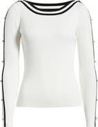 Elie Tahari The Abbie Rib Sweater