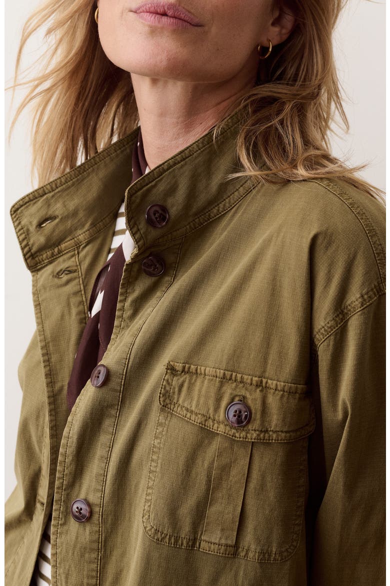 Blake Ripstop Utility Jacket, Alternate, color, DARK OLIVE