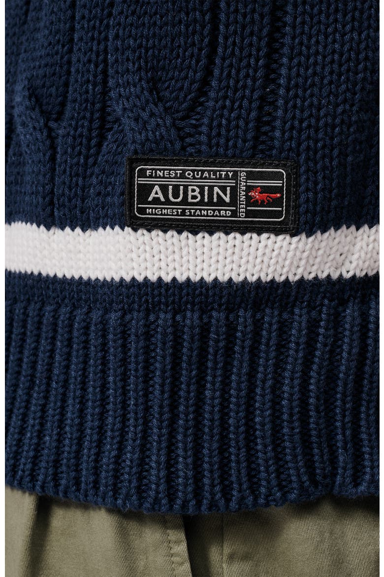 Denton Cotton V-Neck Knit Cricket Jumper, Alternate, color, Navy