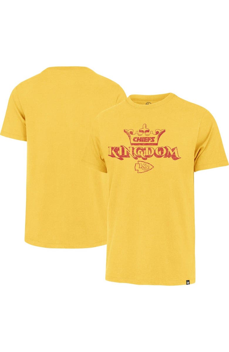 '47 Men's '47 Gold Kansas City Chiefs Chiefs Kingdom Regional Franklin T-Shirt, Main, color, Gold