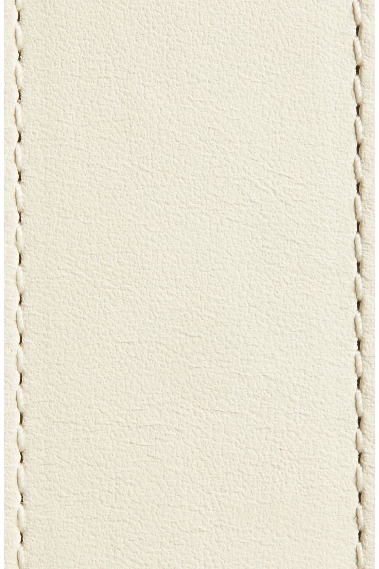 La Ceinture Regalo Leather Belt, Alternate, color, LIGHT IVORY