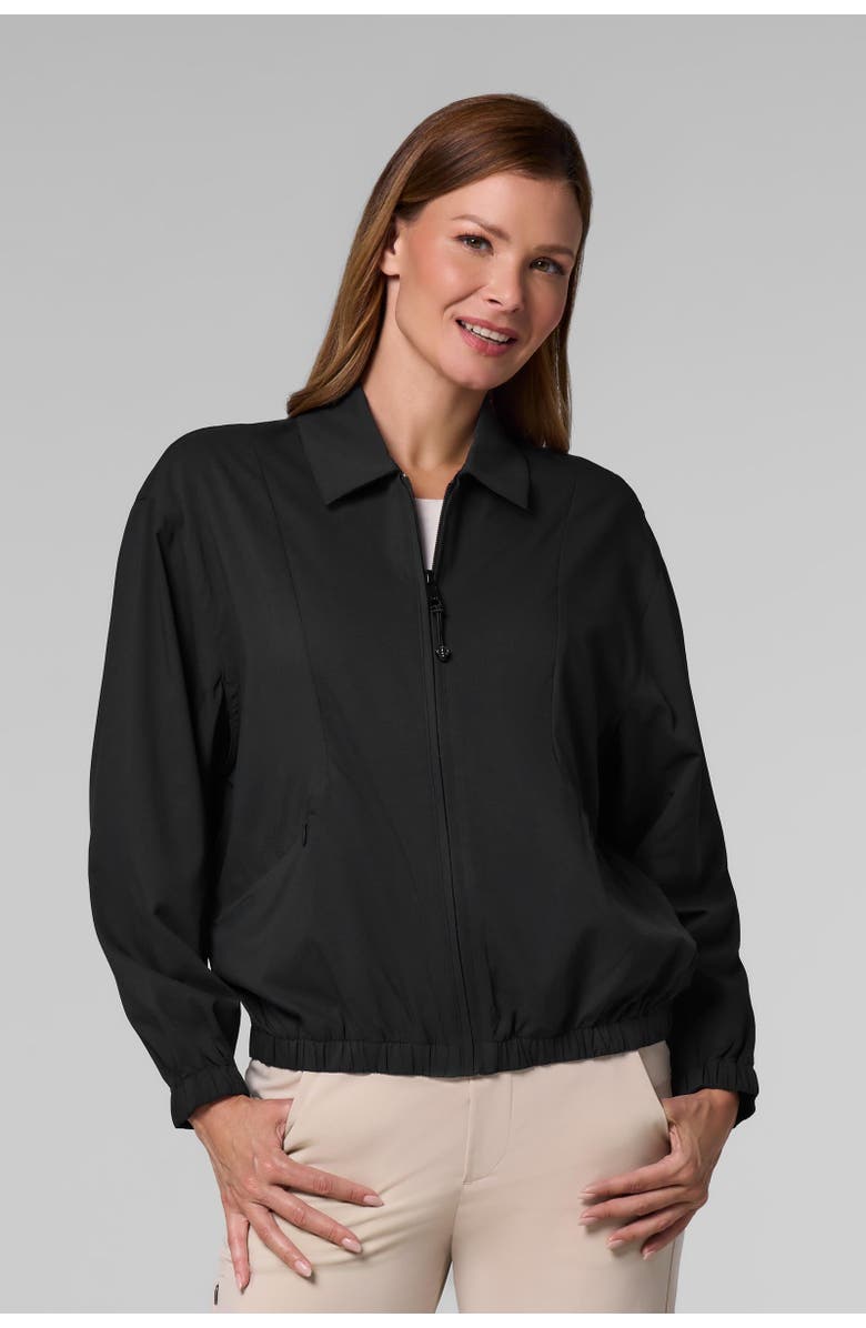 Coolibar Women's Travel Jacket - UPF 50+ Sun Protection - Destin, Alternate, color, Black