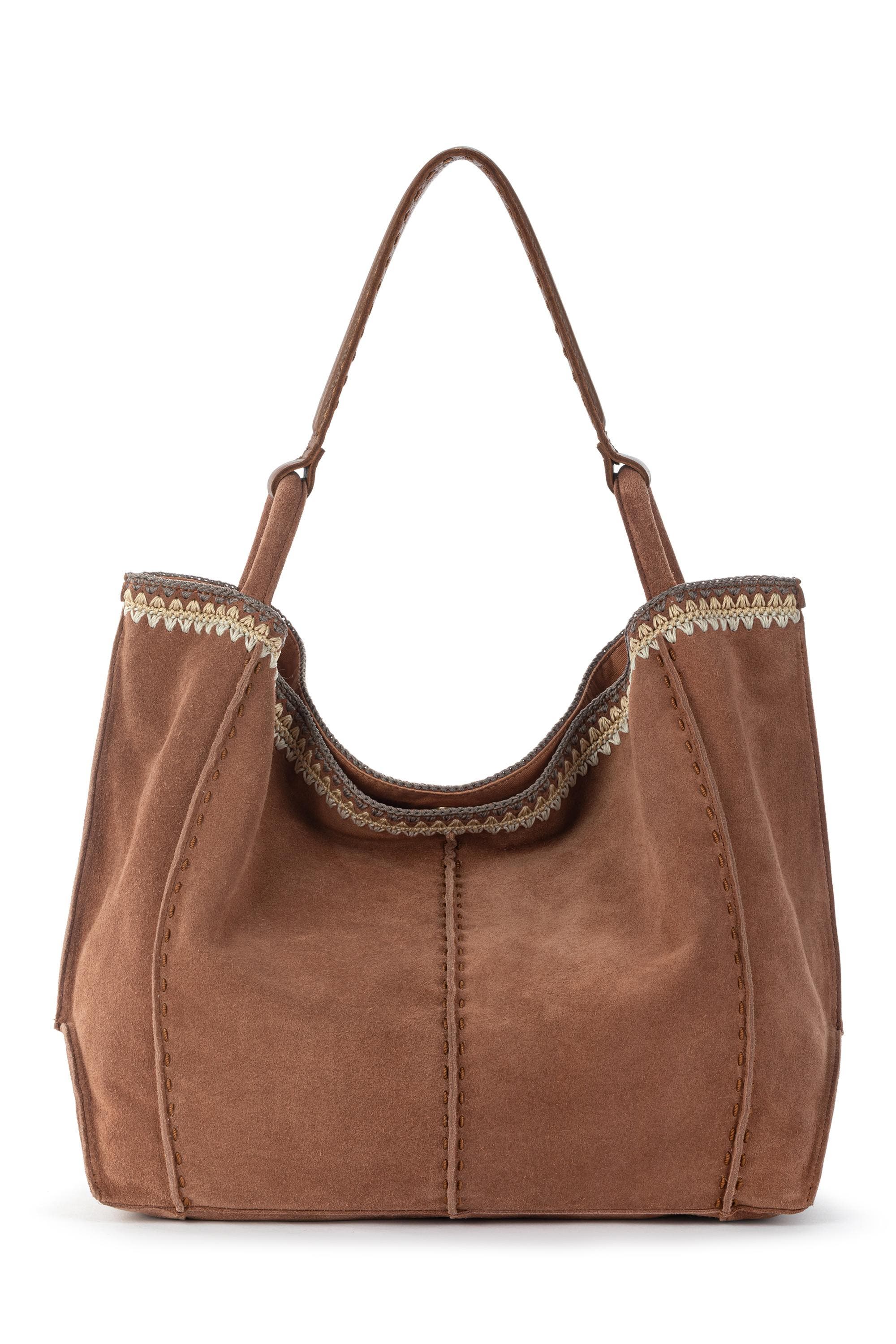  Tobacco Suede Blanket Stitch