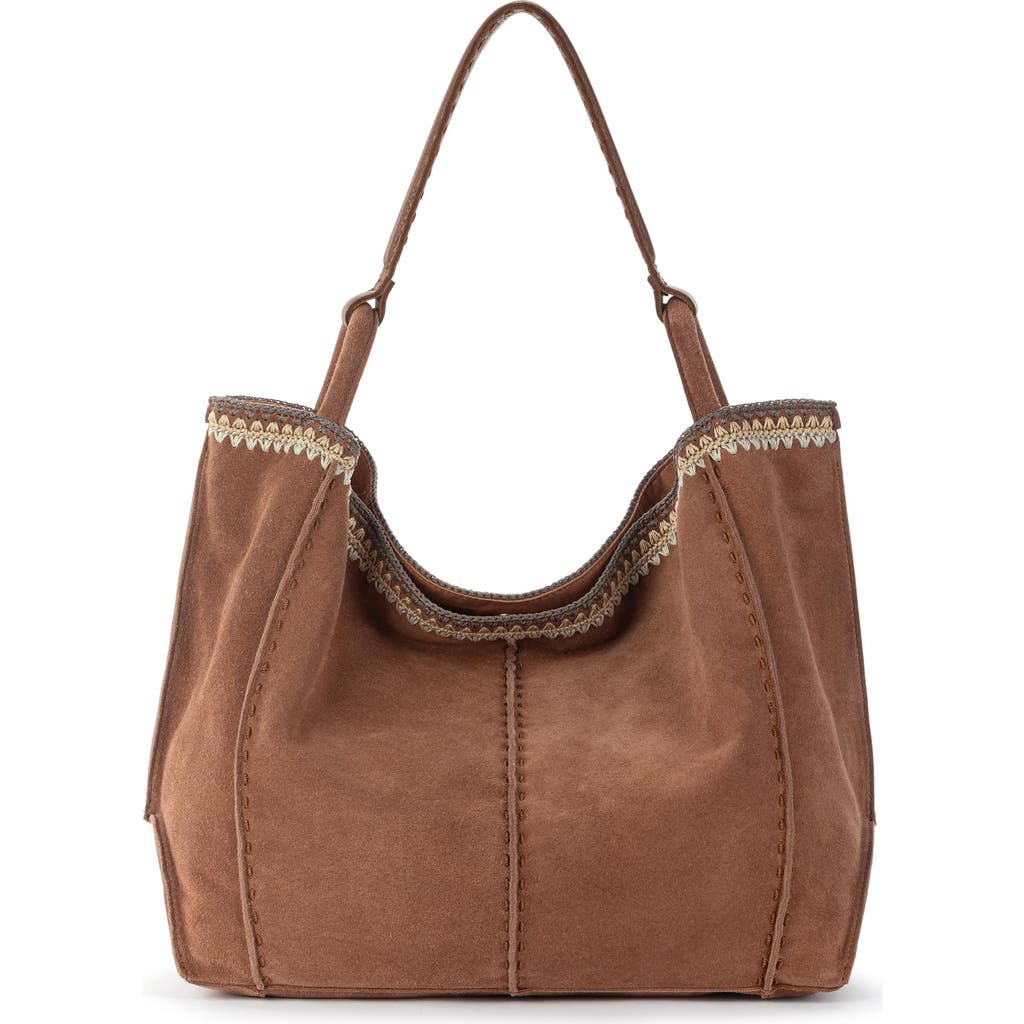 The Sak Los Feliz Large Tote Leather Bag In Brown