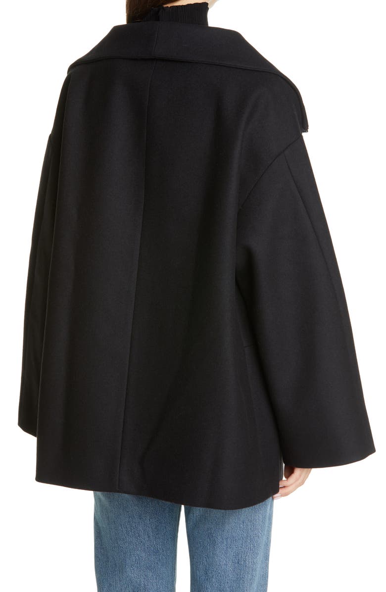 TOTEME Menfi Oversize Wool Blend Coat, Alternate, color, 