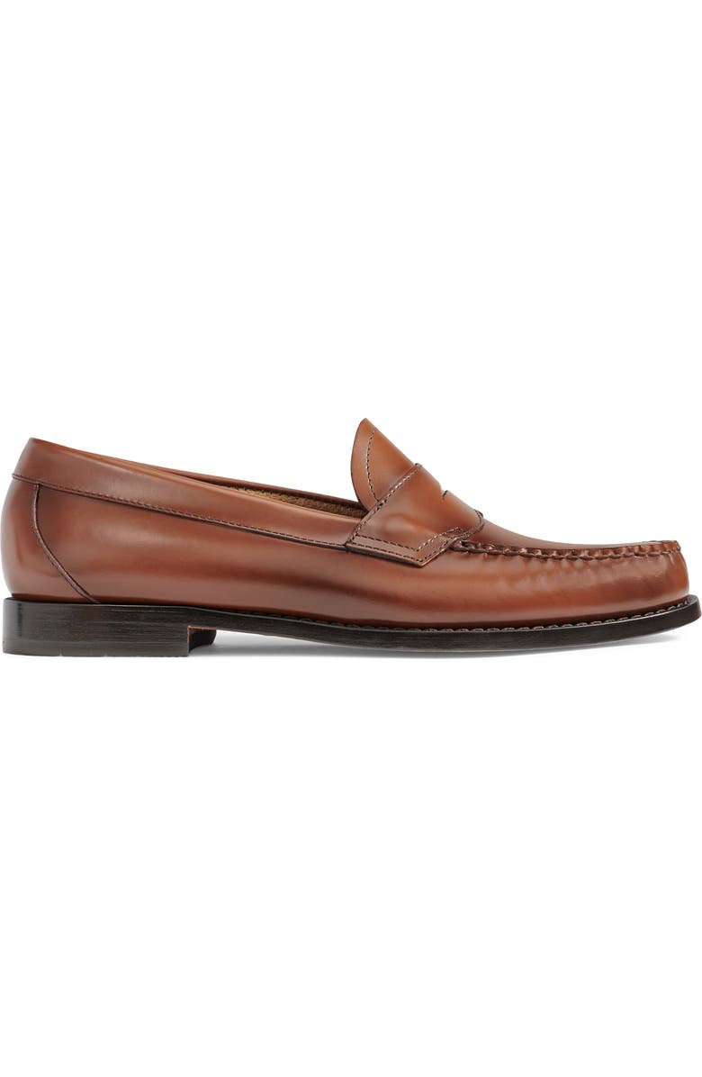 G.H.BASS Logan Leather Penny Loafer, Alternate, color, Cognac