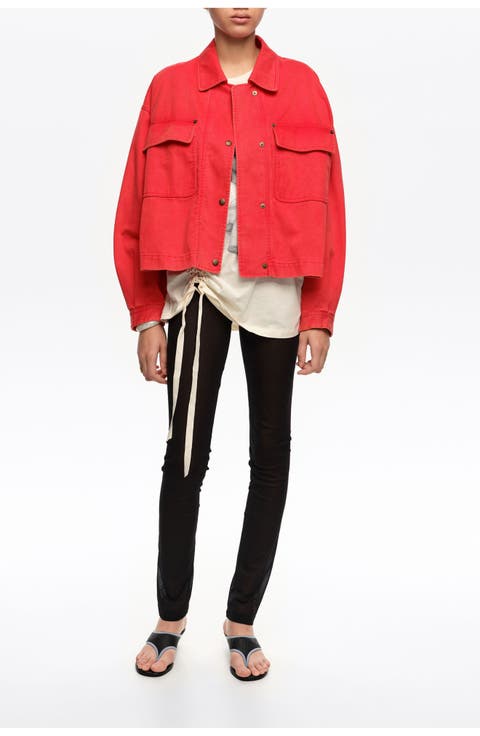 Short Faded Cotton Jacket